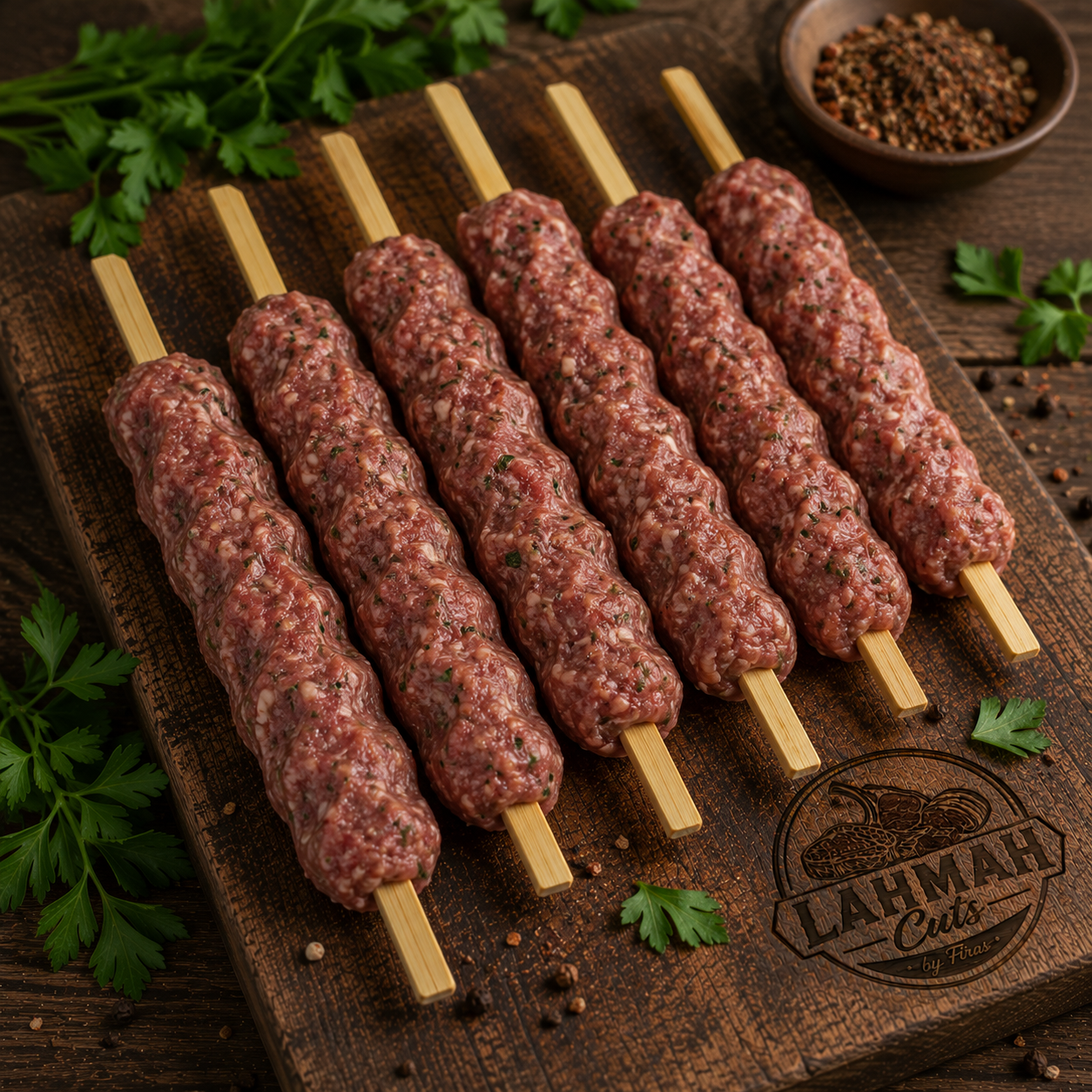 Egyptian Kofta on Skewers